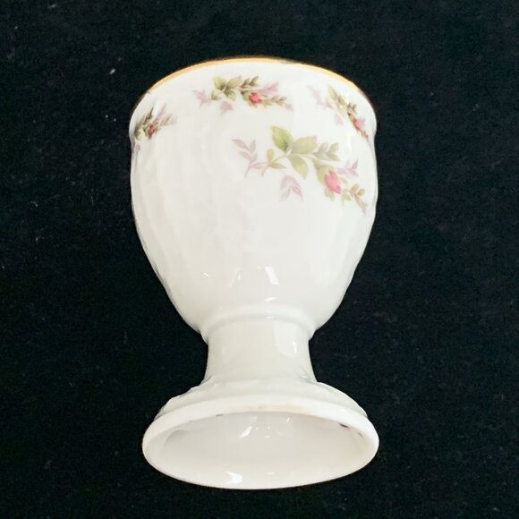 Rosenthal China Sanssouci Footed Porcelain Egg Cup Gold Trim Vintage Germany - Picture 8 of 10